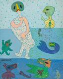 Friends in the Sea - Madhvi  Parekh - Summer Online Auction: Modern and Contemporary South Asian Art