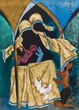 Untitled - M F Husain - Summer Online Auction: Modern and Contemporary South Asian Art