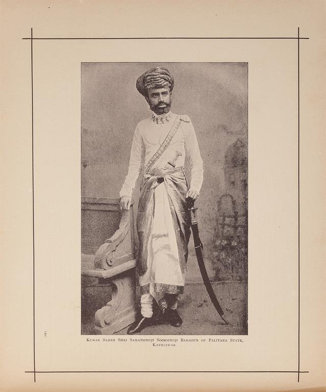 Clothing, fashion in India in modern history, from the left, a Bombay man,  a Bombay servant, Stock Photo, Picture And Rights Managed Image. Pic.  IBR-4743641