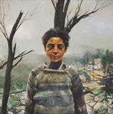 Boy from Simla - Bikash  Bhattacharjee - Evening Sale: Modern Art