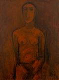Red Figure - Tyeb  Mehta - Evening Sale: Modern Art