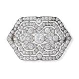 ART DECO DIAMOND BROOCH BY CARTIER -    - Fine Jewels and Silver