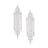 PAIR OF DIAMOND EARRINGS -    - Fine Jewels and Silver