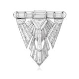 ART DECO DIAMOND CLIP BROOCH -    - Fine Jewels and Silver