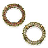 PAIR OF PERIOD GEMSET ‘KADA‘ OR BANGLES -    - Fine Jewels and Silver