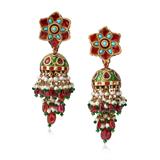 PAIR OF GEMSET EARRINGS -    - Fine Jewels and Silver
