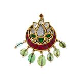  PERIOD GEMSET ‘MAANG TIKA‘ OR FOREHEAD ORNAMENT -    - Fine Jewels and Silver