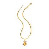 CITRINE AND DIAMOND NECKLACE -    - Fine Jewels and Silver