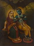 Radha and Krishna - Early Bengal School - Winter Live Auction