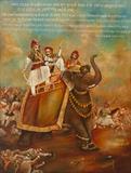 Battle Scene with Maharaj Jiyajirao Pawar - Baburao  Painter - Winter Online Auction