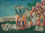 Untitled (Krishna‘s Show of Strength) - Early Bengal School - Spring Live Auction