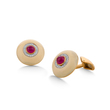 PAIR OF RUBY AND DIAMOND CUFFLINKS - Fine Jewels and Silver