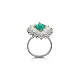 EMERALD AND DIAMOND RING -    - Fine Jewels and Silver