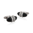 PAIR OF ONYX AND DIAMOND CUFFLINKS - Fine Jewels and Silver