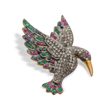 GEMSET ‘BIRD‘ BROOCH -    - Fine Jewels and Silver