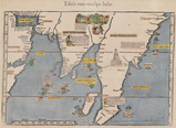 Tabula nova vtriusque Indiae - Lorenz (Laurent) Fries and Claudius Ptolemaeus (Ptolemy) - Passages to India: A Journey Through Rare Books, Prints, Maps, Photographs, and Letters