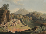 Taken at Kandelmund, which it represents, and the Toda family inhabiting (assigned by artist) - Captain Richard Barron - Passages to India: A Journey Through Rare Books, Prints, Maps, Photographs, and Letters