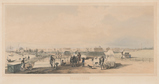 Calcutta from the Water Gate of Fort William - Dickinson & Co. after William Prinsep - Passages to India: A Journey Through Rare Books, Prints, Maps, Photographs, and Letters
