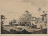 The Chalees Satoon in the Fort of Allahabad on the River Jumna - Thomas  Daniell - Passages to India: A Journey Through Rare Books, Prints, Maps, Photographs, and Letters