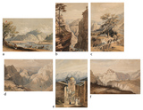 Views of Kot Kangra and the surrounding Country [Set of Six]  - George Childs, J Picken, Thomas S Boys and W Walton after Lieutenant-Col. Alexander Jack - Passages to India: A Journey Through Rare Books, Prints, Maps, Photographs, and Letters