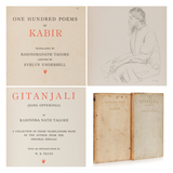 Gitanjali + Poems of Kabir - Rabindranath Tagore and Evelyn Underhill - Passages to India: A Journey Through Rare Books, Prints, Maps, Photographs, and Letters