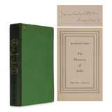 Discovery of India [Signed by Nehru] - Jawaharlal  Nehru - Passages to India: A Journey Through Rare Books, Prints, Maps, Photographs, and Letters