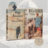 High Adventure + Man of Everest: The Autobiography of Tenzing [Signed by Edmund Hillary and Tenzing Norgay] - Edmund Hillary and James Ramsey Ullman - Passages to India: A Journey Through Rare Books, Prints, Maps, Photographs, and Letters