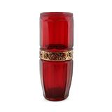 Ruby Red Vase with Gilded Gold Freize -    - REDiscovery 2.0