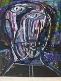 Untitled (Head) - F N Souza - Works From a Distinguished Private Collection: Francis Newton Souza | Day Sale