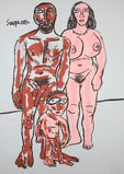 Untitled (The Family) - F N Souza - Works From a Distinguished Private Collection: Francis Newton Souza | Day Sale