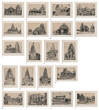 Untitled (Indian Temples) - Ganesh  Pyne - Evening Sale