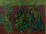 Foliage - M F Husain - Evening Sale