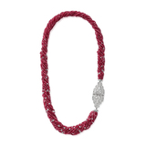 BURMESE RUBY AND DIAMOND NECKLACE -    - Fine Jewels and Silver