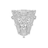 ART DECO DIAMOND BROOCH -    - Fine Jewels and Silver