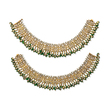 MAGNIFICENT PAIR OF PERIOD DIAMOND ‘POLKI PAIZEB’ OR ANKLETS - Fine Jewels and Silver