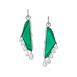 EXCEPTIONAL EMERALD AND DIAMOND EARRINGS -    - Fine Jewels and Silver