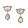 PAIR OF DIAMOND EARRINGS - Fine Jewels and Silver