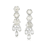 PAIR OF DIAMOND EARRINGS -    - Fine Jewels and Silver