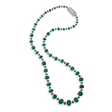 EMERALD, RUBY AND DIAMOND NECKLACE -    - Fine Jewels and Silver