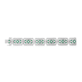 EMERALD AND DIAMOND BRACELET -    - Fine Jewels and Silver