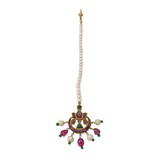 GEMSET ‘MAANG TIKA‘ OR FOREHEAD ORNAMENT -    - Fine Jewels and Silver