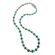 EMERALD, RUBY AND DIAMOND NECKLACE - Fine Jewels and Silver