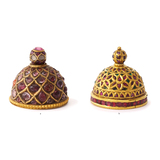 SET OF TWO:  PERFUME BOTTLES -    - Fine Jewels and Silver