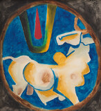 Untitled (Bull) - M F Husain - Winter Online Auction