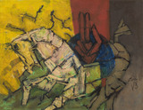 Untitled - M F Husain - Winter Online Auction