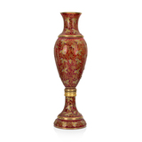 Cranberry and Gold Moser Vase -    - REDiscovery 2.0