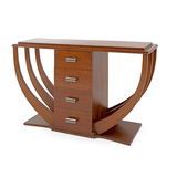 Cup Shaped Art Deco Console Table -    - The Design Sale