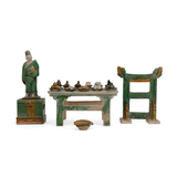 Group of Five Sancai Wares -    - The Design Sale