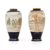  Satsuma Vases by Shizan  -    - The Design Sale