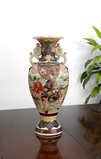 Intricately-carved Satsuma Vase  -    - The Design Sale